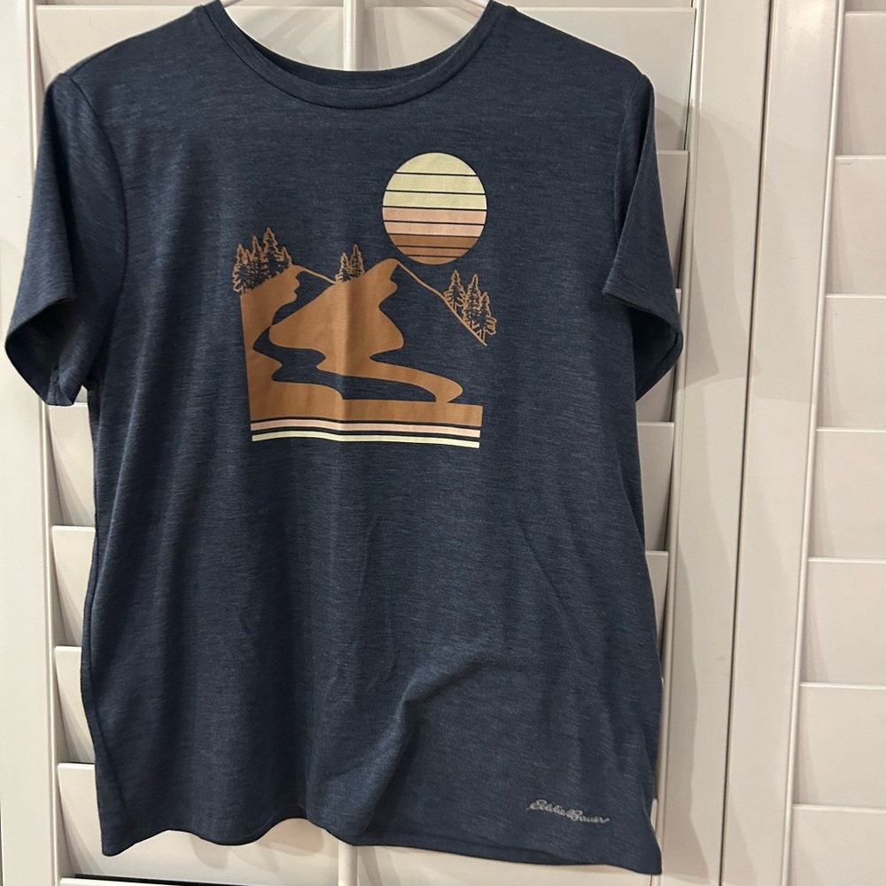 Eddie Bauer Navy Graphic Tee
